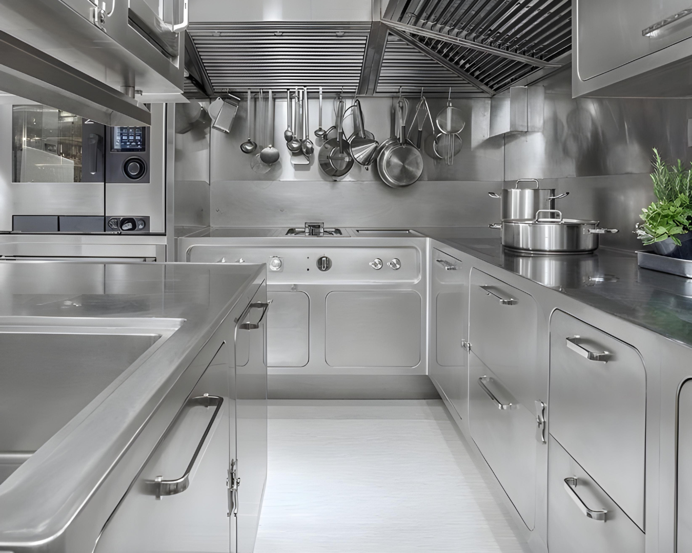 Stainless steel kitchen